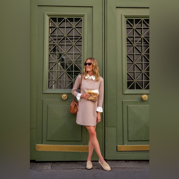 Tuckernuck Dakotah Dress Sandwhisp Layered Shirt Sweater Dress - Picture 3 of 8